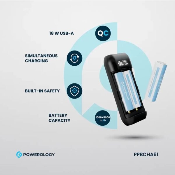 POWEROLOGY PPBCHA61 Diy Cell 10000+5000mAh Powerbank