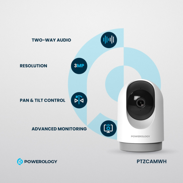 POWEROLOGY PTZCAMWH Indoor PTZ Smart Camera