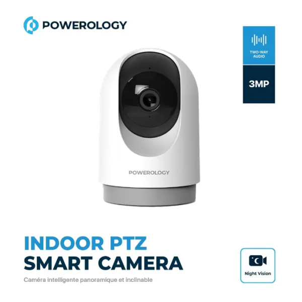 POWEROLOGY PTZCAMWH Indoor PTZ Smart Camera