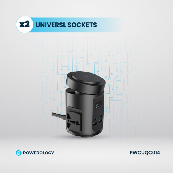POWEROLOGY PWCUQC014 Magsafe Power Hub USB-C Power Delivery And USB-A QC 3.0