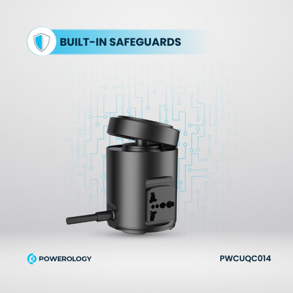 POWEROLOGY PWCUQC014 Magsafe Power Hub USB-C Power Delivery And USB-A QC 3.0