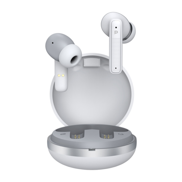 POWEROLOGY PWLAU006WH Quad ENC True- Wireless Earbuds