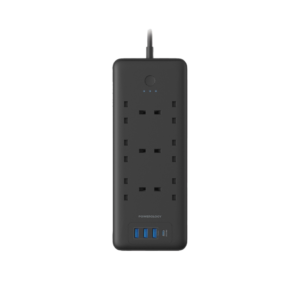 POWEROLOGY PWPS48WBK 6 AC Multi-Port Power Strip 48W