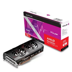 Sapphire Pulse AMD Radeon RX 7700 XT Gaming 12GB Video Card Black Sapphire Pulse AMD Radeon RX 7700 XT Gaming 12GB Video Card Black