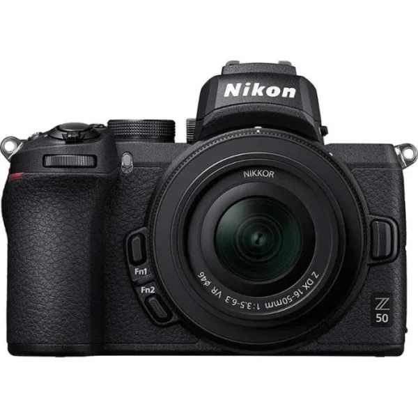 Nikon Z50 Mirrorless Camera with NIKKOR Z DX 16-50mm f/3.5-6.3 VR Lens and Accessories