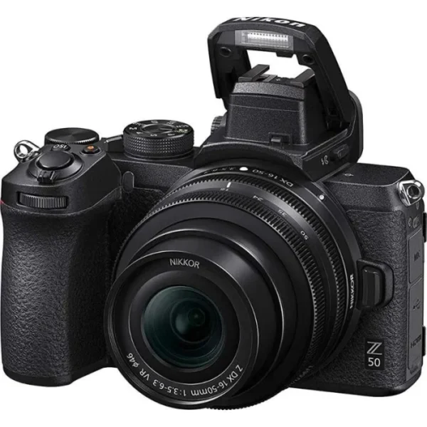 Nikon Z50 Mirrorless Camera with NIKKOR Z DX 16-50mm f/3.5-6.3 VR Lens and Accessories