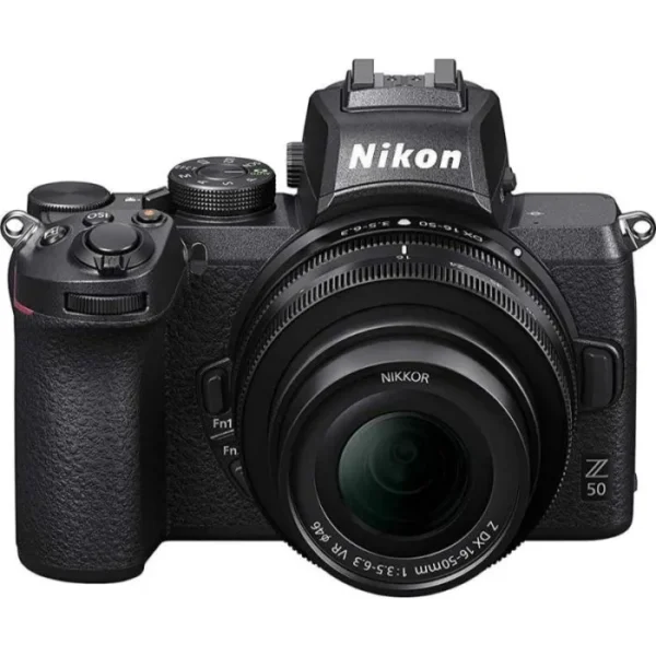 Nikon Z50 Mirrorless Camera with NIKKOR Z DX 16-50mm f/3.5-6.3 VR Lens and Accessories
