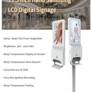 Diginnova 21.5 inch Hand Sanitizing LCD Digital Signage