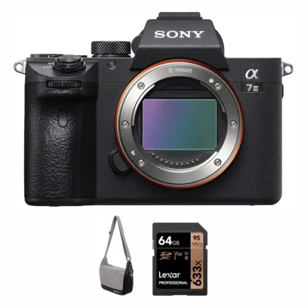 Sony A7 III Mirrorless Camera Body and Accessories