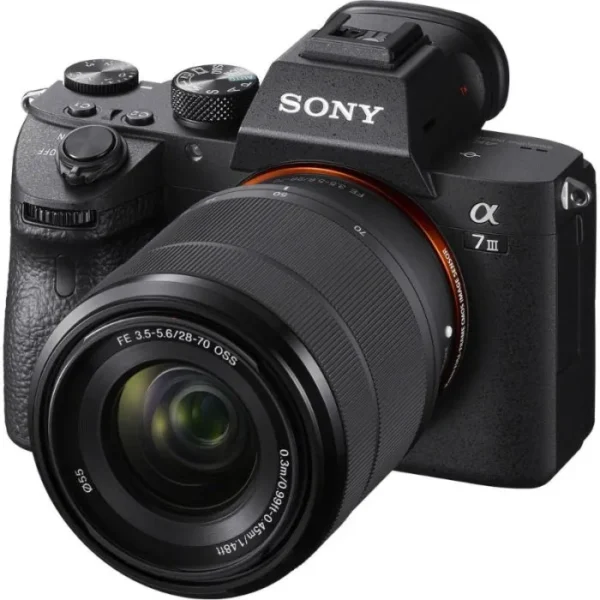 Sony A7 III Mirrorless Camera with FE 28-70mm f/3.5-5.6 OSS Lens and Accessories