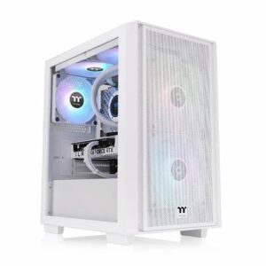 Thermaltake Versa H16 Tempered Glass  ARGB White Edition Gaming Case