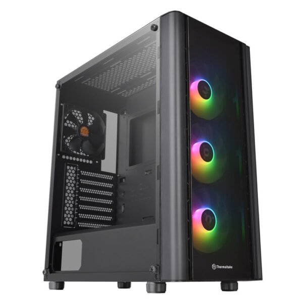 Thermaltake V250 Tempered Glass ARGB Black Gaming Case