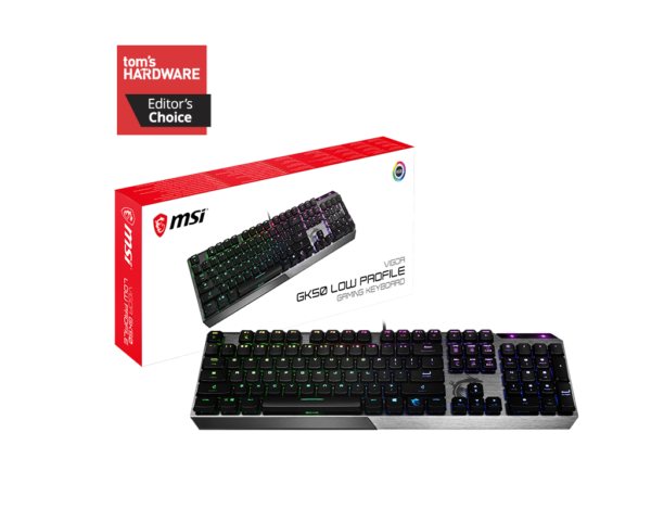 Msi VIGOR GK50 LOW PROFILE US Gaming Keyboard