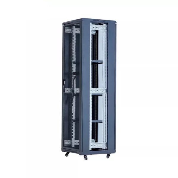 XForm Floor Stand Server Rack Cabinet ( 42U ) 600mm (W) x600mm (D) x 2000mm (H) 42U Come with 1 Shelf + 2 Fan