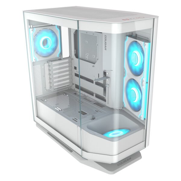 Cougar FV270 Mid Tower RGB Gaming Case White