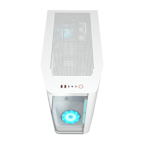 Cougar FV270 Mid Tower RGB Gaming Case White