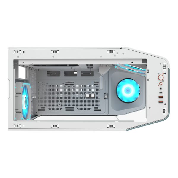 Cougar FV270 Mid Tower RGB Gaming Case White