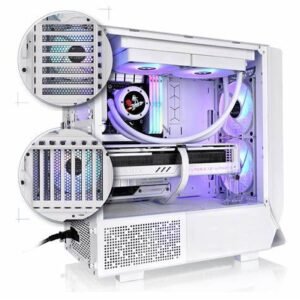 Thermaltake Ceres 330 TG ARGB Snow Mid Tower Gaming Case