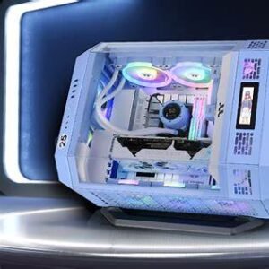 Thermaltake The Tower 600 Hydrangea blue Tempered Glass Gaming Case