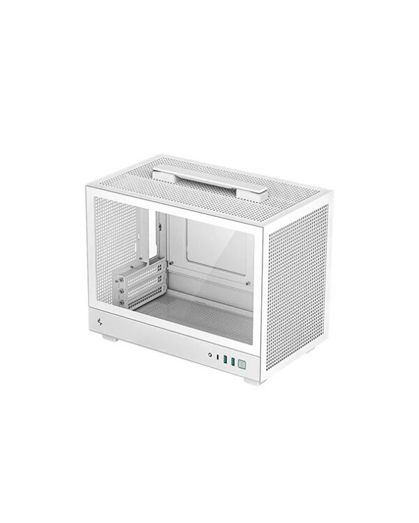 DeepCool CH160 Portable High Airflow Mini ITX White Gaming Case