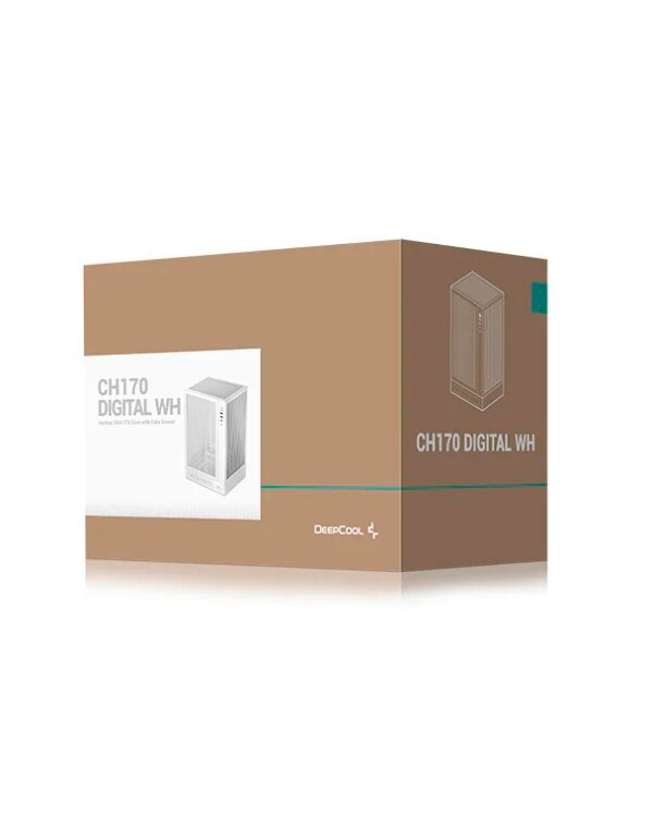 DeepCool CH170 Digital SFF Mini-ITX White Gaming Case
