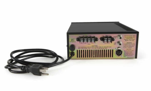 Biamp DS1092 Sound masking generator and amplifier with paging and music inputs.
