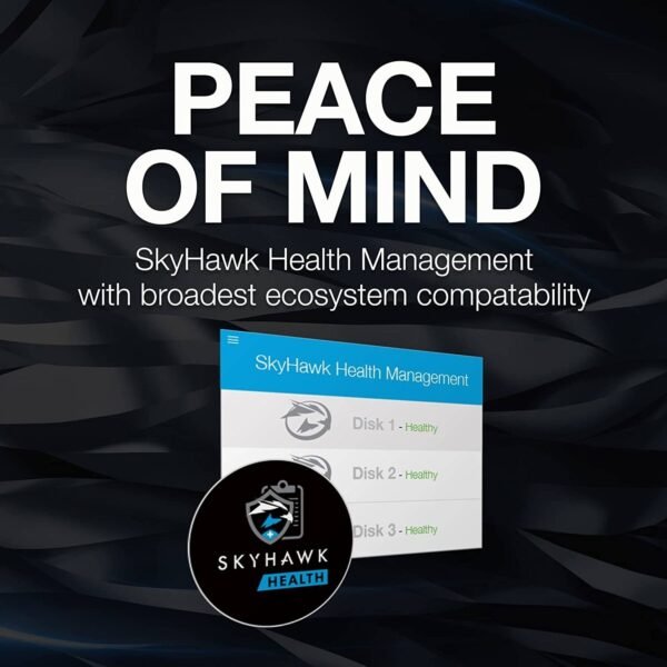 Seagate 8TB SkyHawk AI 7200 rpm SATA III 3.5" Internal Surveillance HDD
