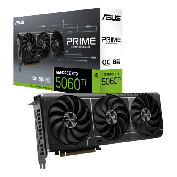 Asus Prime GeForce RTX 5060 Ti 8GB GDDR7 OC Edition DLSS 4 Graphics Card