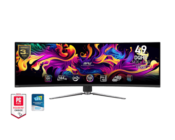 Msi Mag 27 QD-OLED 9S6-3FA84T-013 - 26.5-Inch QD-OLED (2560 X 1440) (WQHD)/ 360 Hz Gaming Monitor