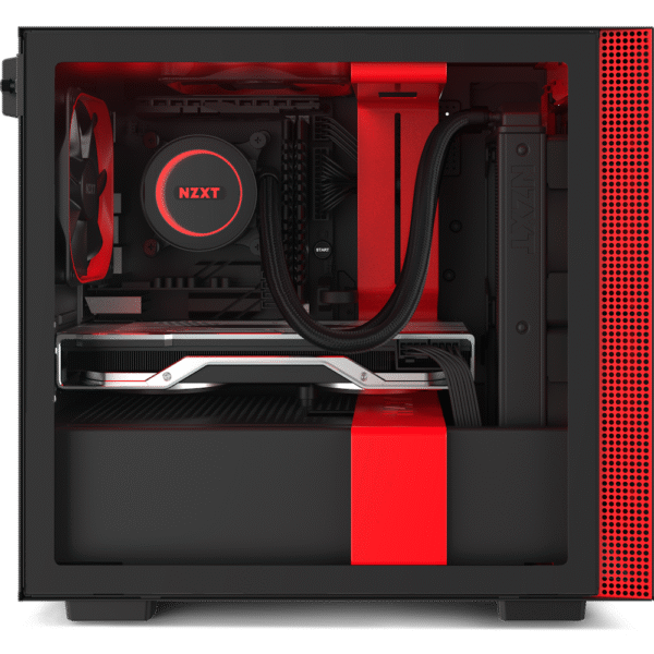 NZXT H210 Mini-ITX PC Black/Red Gaming Case