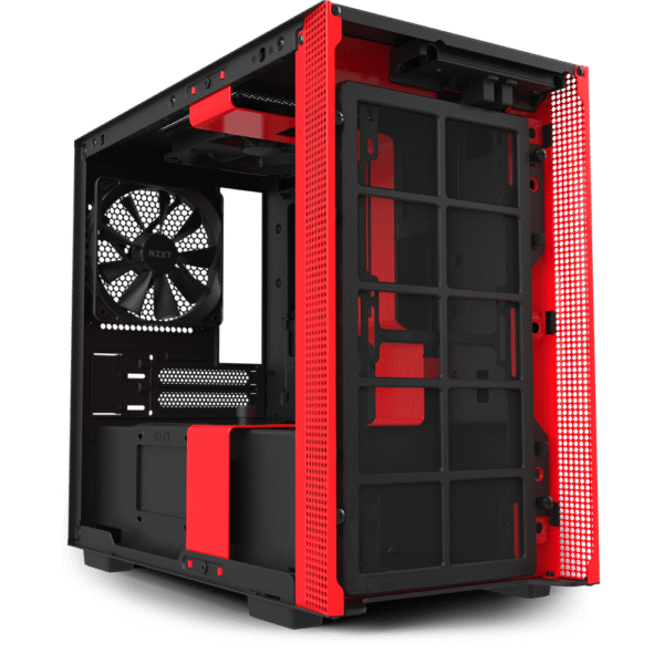 NZXT H210 Mini-ITX PC Black/Red Gaming Case