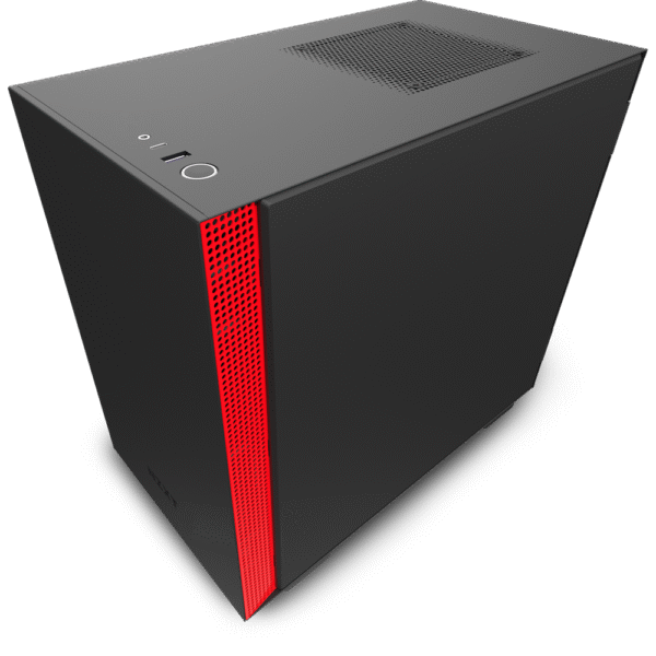 NZXT H210 Mini-ITX PC Black/Red Gaming Case