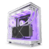 NZXT H5 Flow RGB Compact ATX Mid-Tower Airflow White Gaming Case