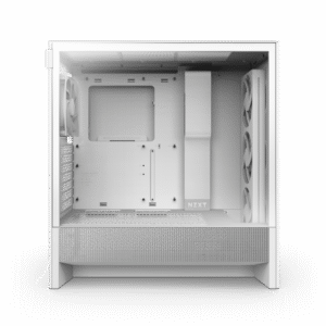 NZXT H5 Flow RGB Compact ATX Mid-Tower Airflow White Gaming Case