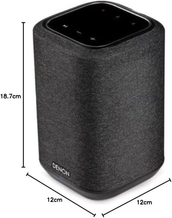 Denon Home 150BKE2 Wireless Wi-Fi Speaker with HEOS Built-In, Bluetooth & AirPlay 2 - Black