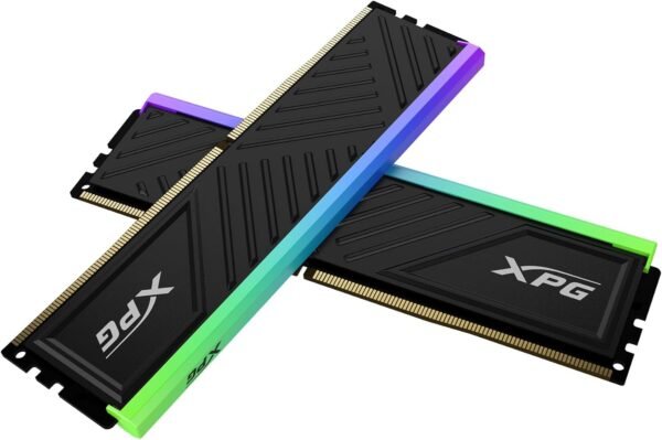 XPG AX4U32008G16A-DTBKD35G Spectrix D35 16GB (8GBX2) DDR4 3200MHZ RGB Black Memory