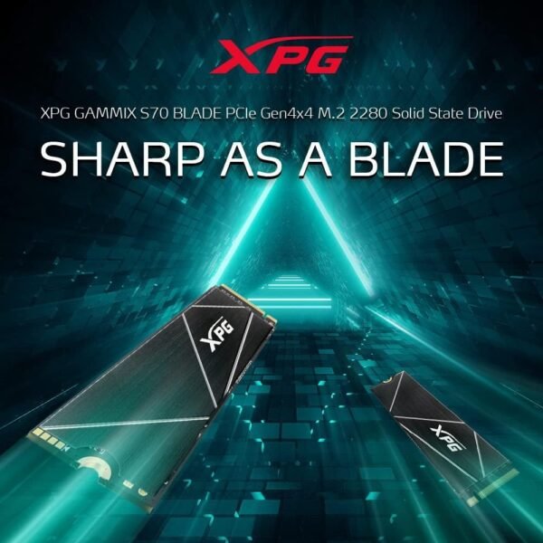 XPG GAMMIX AGAMMIXS70B-1T-CS S70 BLADE 1TB PCIe Gen4x4 M.2 SSD
