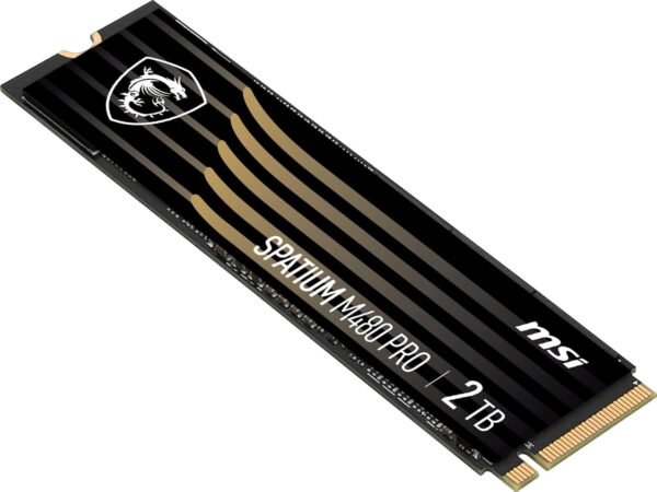 MSI Spatium S78-440Q600-P83 M480 Pro PCIe 4.0 NVMe M.2 2TB SSD