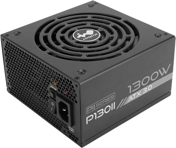 InWin P130II, 1300 Watts Gaming PC Power Supply, ATX 3.0/PCI-E 5.0 True 600W 12VHPWR Connectors x2