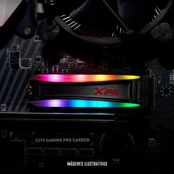 Adata XPG SPECTRIX S40G RGB 512GB PCIe Gen3x4 M.2 NVME SSD