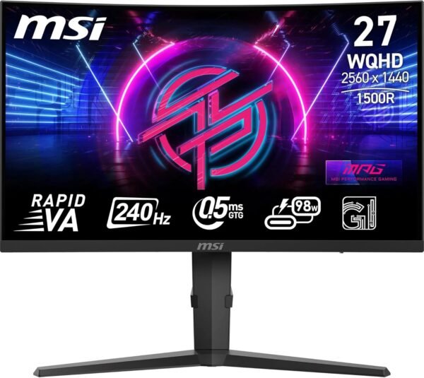 Msi MPG 275CQRXFDE 27 Inch 1440p Monitor