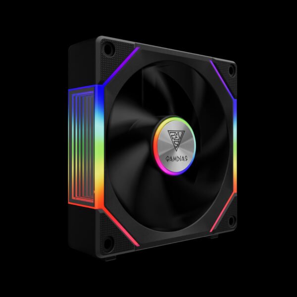 Gamdias Cabless 120mm ARGB PWM Cooling Fan