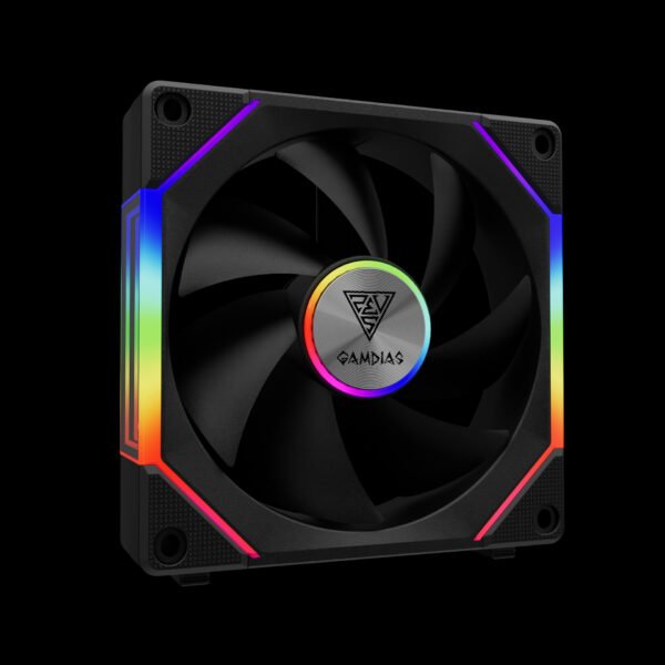 Gamdias Cabless 120mm ARGB PWM Cooling Fan
