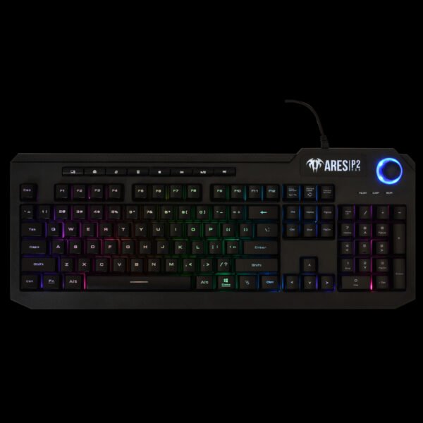 Gamdias ARES P2 3-in-1 Gaming Combo RGB Wired USB Gaming Keyboard Breath Lighting Gaming Mouse Combo