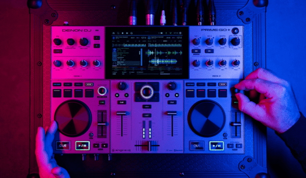Denon DJ Prime GO+ Portable Standalone DJ System with Built-in Battery, Wi-Fi, and Streaming