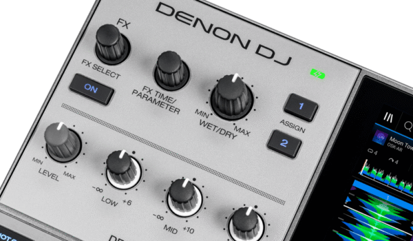 Denon DJ Prime GO+ Portable Standalone DJ System with Built-in Battery, Wi-Fi, and Streaming