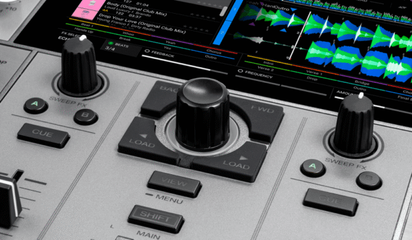 Denon DJ Prime GO+ Portable Standalone DJ System with Built-in Battery, Wi-Fi, and Streaming