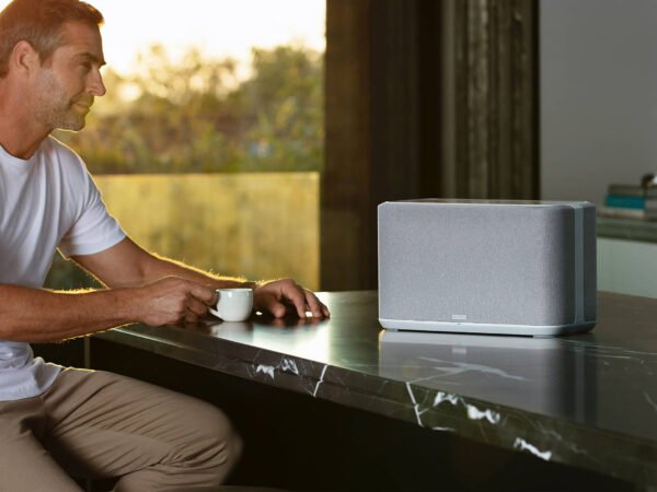 Denon Home 350WTE2 Premium Wireless Wi-Fi Speaker with HEOS Built-In, Bluetooth & AirPlay 2 - White