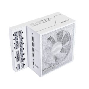 Lian Li Edge L-Shape Fully Modular Power Supply 1300W 80 Plus Platinum Certification Power Supply White