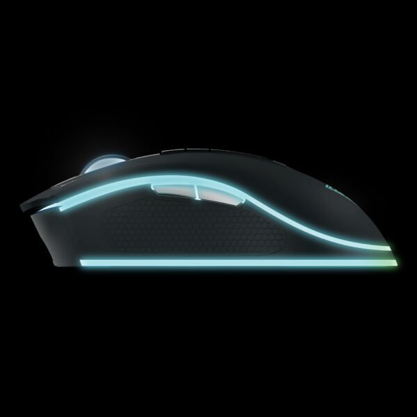 GAMDIAS GD-HADES-M1 - Wireless Optical Gaming Mouse, Dual Level RGB Illumination, 7 Programmable Buttons